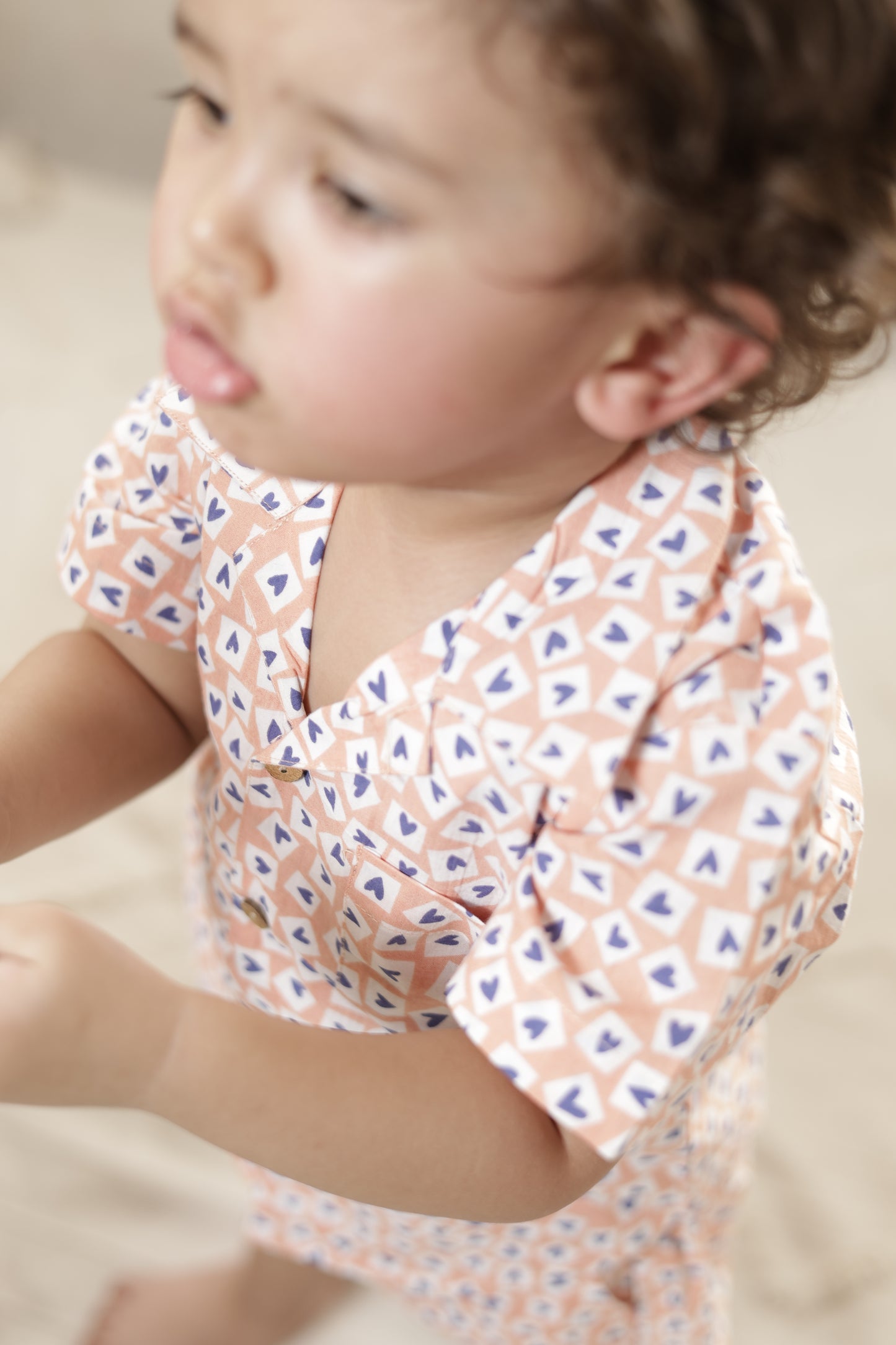 Little heart in a box cotton set