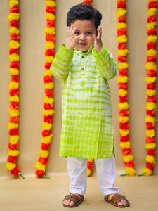 DREAMY GREEN TIE-DYE KURTA