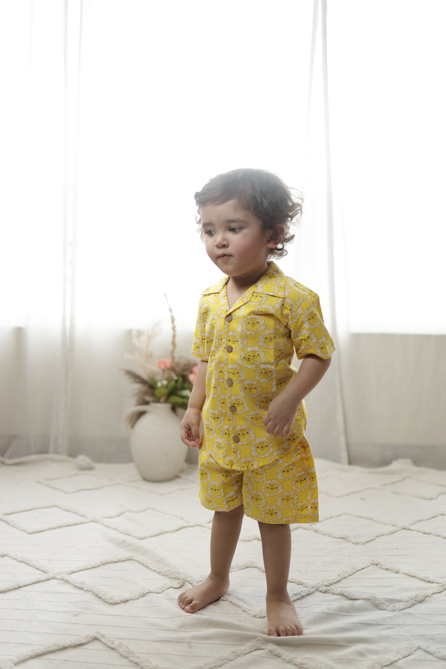 Lion in yellow