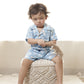 Blue cartoon sets