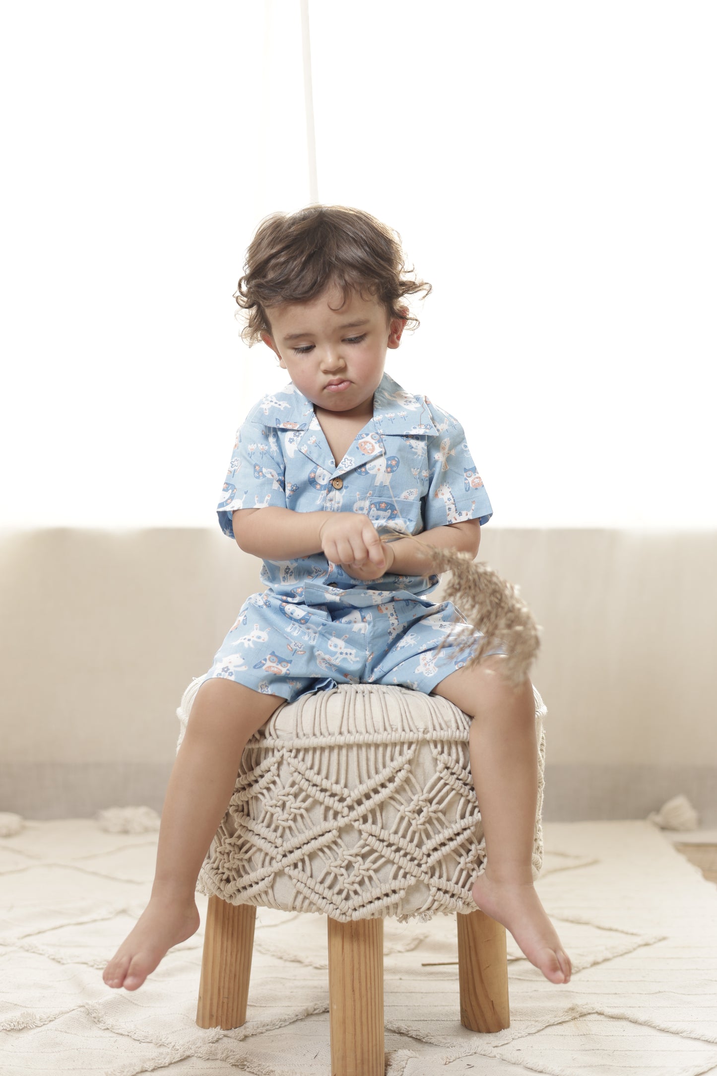 Blue cartoon sets