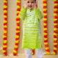 DREAMY GREEN TIE-DYE KURTA